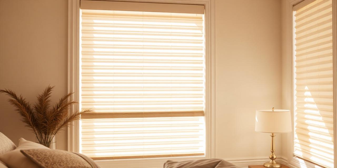 Cellular shades showing honeycomb structure in a bedroom